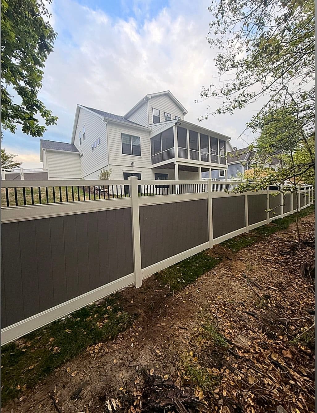 Project Privacy Fence with Aluminum Spindle Topper That Actually Looks Custom image