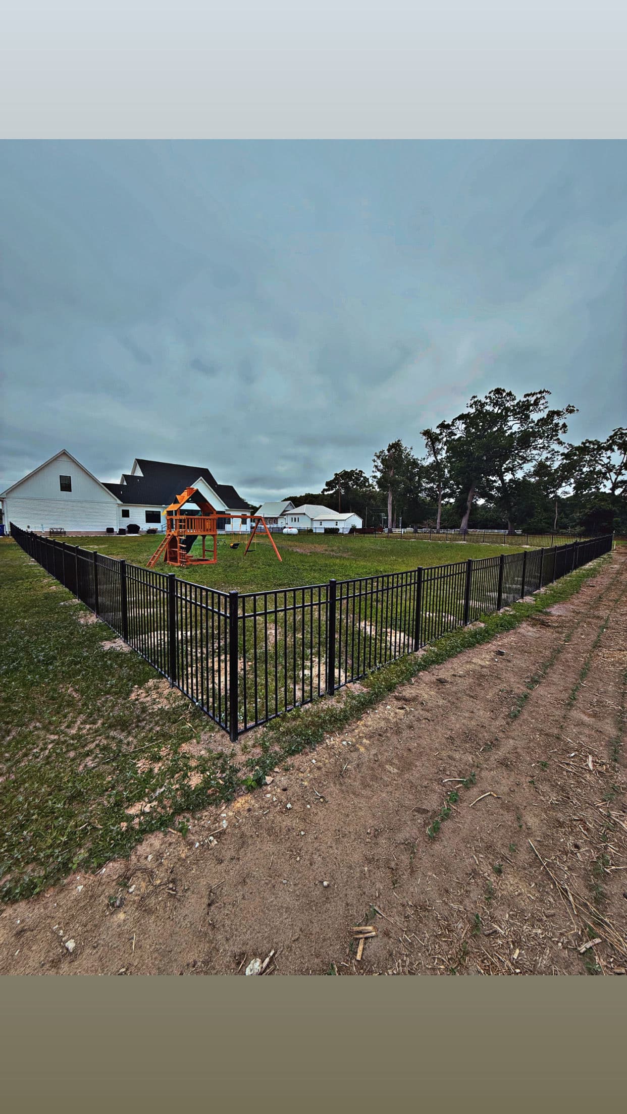Project 4-Foot Black Aluminum Fence That Looks Sharp and Stays That Way image