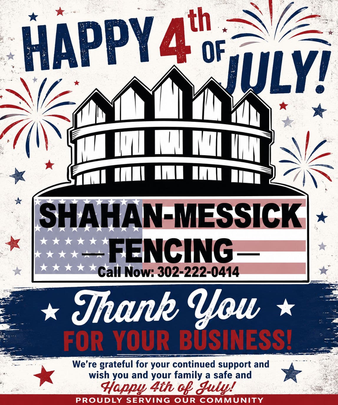 Project Happy 4th of July from Shahan-Messick Fencing image