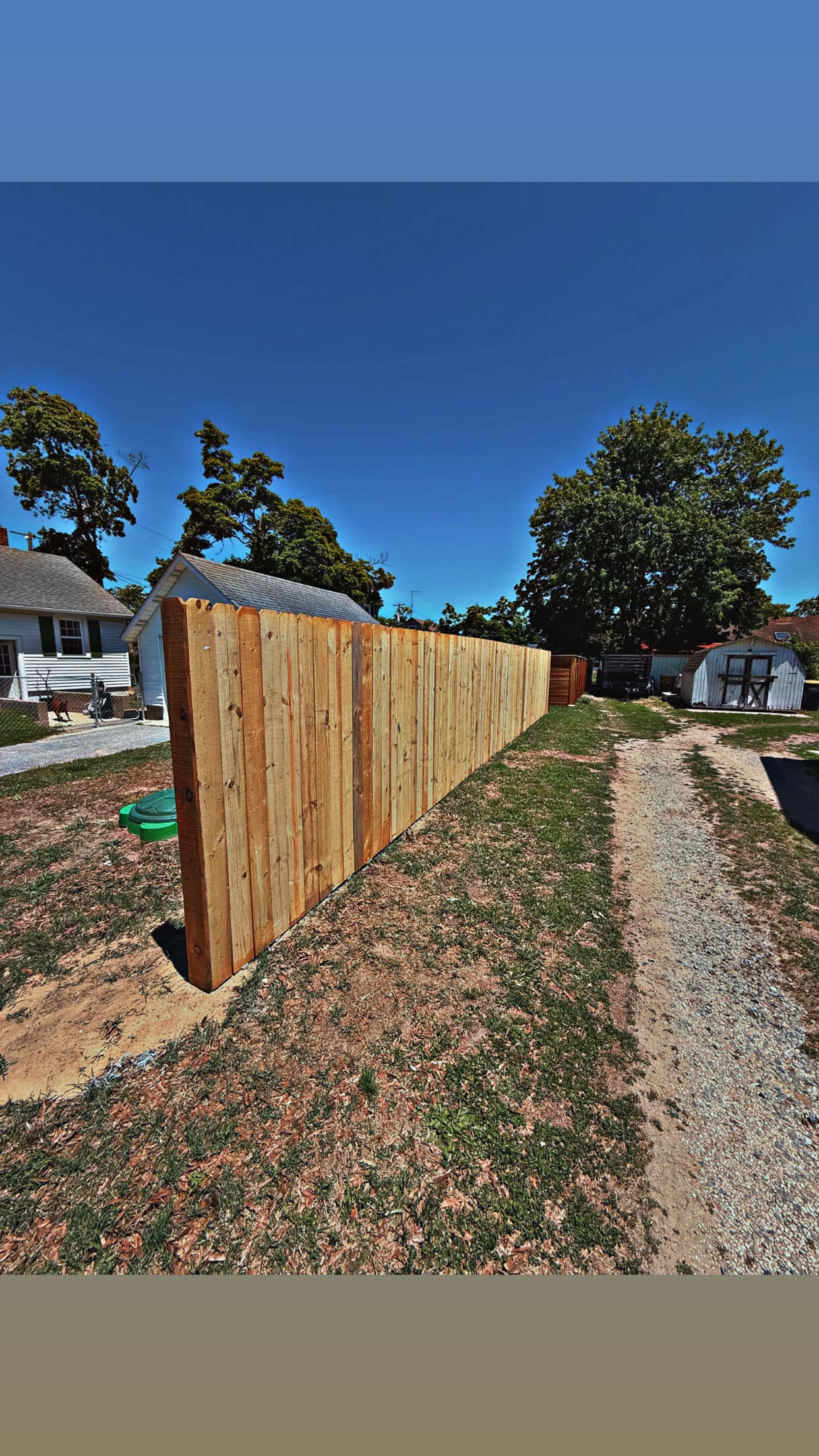 Project Pressure-Treated Wood Privacy Fence for a Family Backyard image