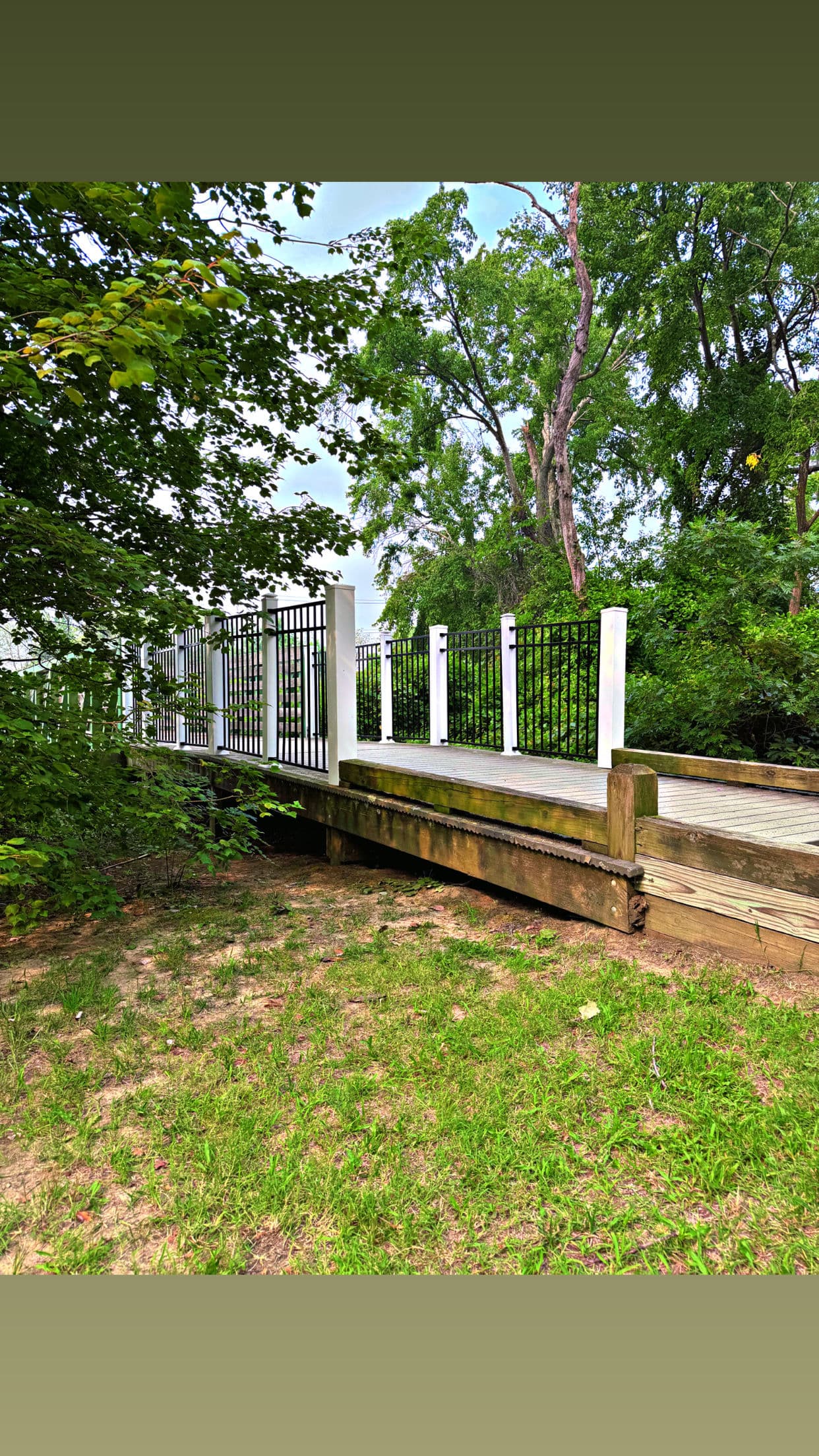 Gallery photos for Wood Bridge Railing Swapped Out for Vinyl and Aluminum: Image #7