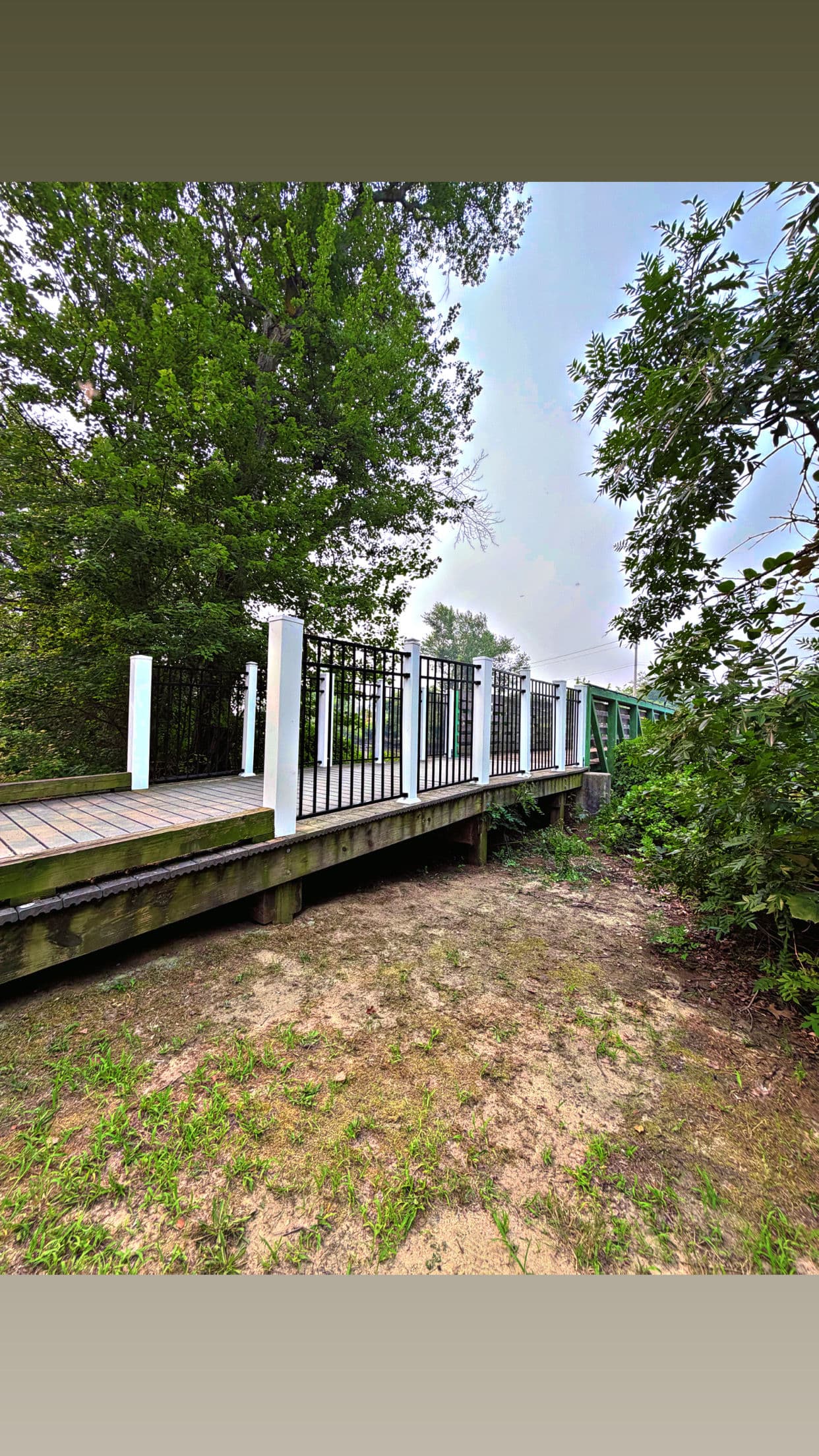 Gallery photos for Wood Bridge Railing Swapped Out for Vinyl and Aluminum: Image #4